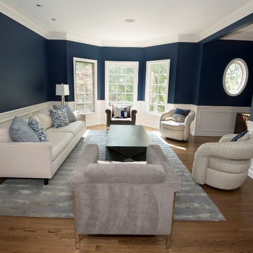 Màu xanh đậm - Màu sơn nội thất đẹp và hiện đại